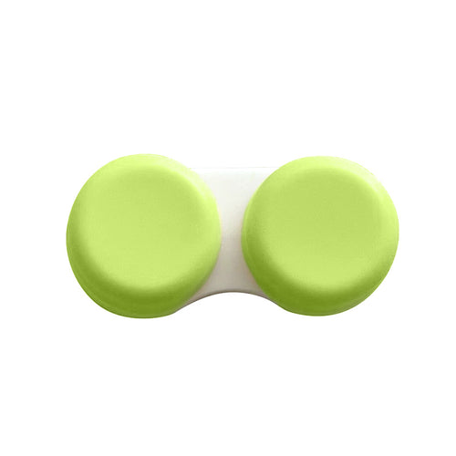 pastel leak-proof contact lens case in green