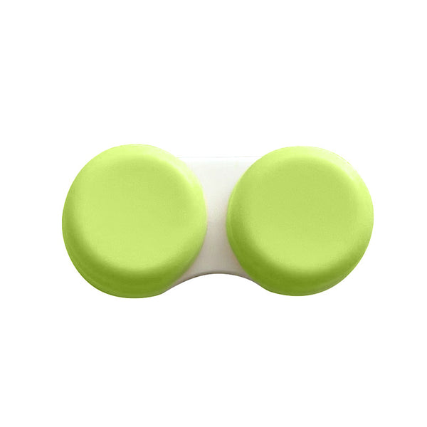 pastel leak-proof contact lens case in green