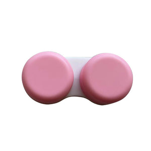 candy-colored design lens case in pink