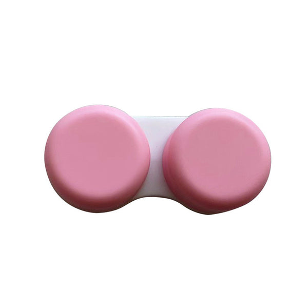 candy-colored design lens case in pink