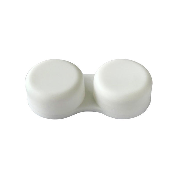 leak-proof contact lens case in white