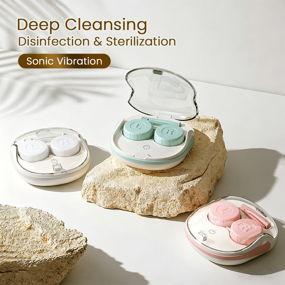 contact lens vibrating cleaner