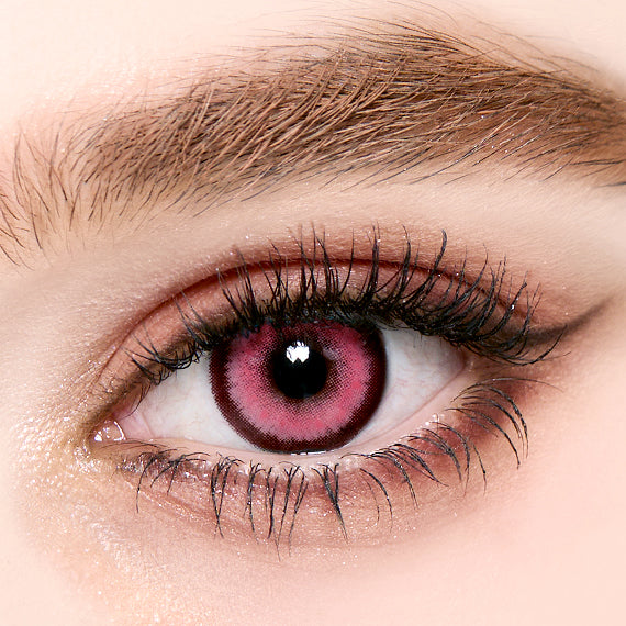 anime pink contacts for cosplay