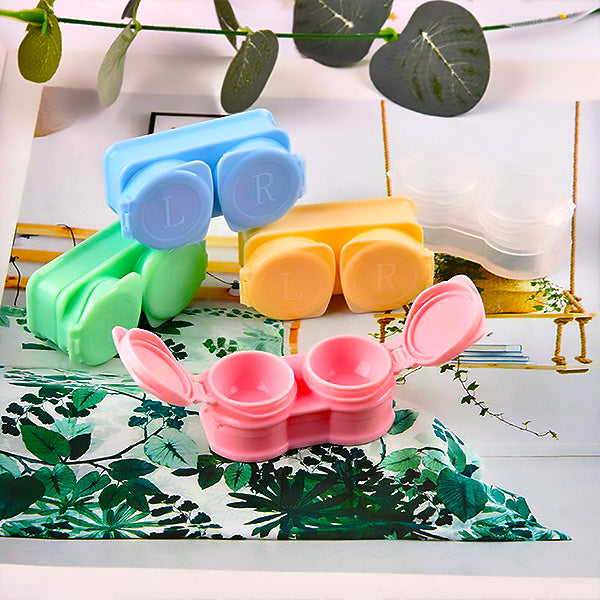 Candy color Clamshell Travel Lens Case