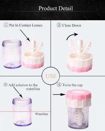 手动旋转隐形眼镜清洗器