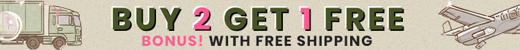 Buy 2 Get 1 FREE