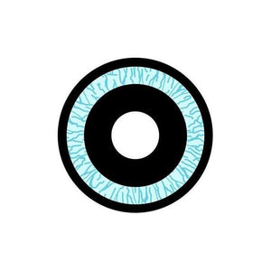 Princess Pinky Supernova Mini Sclera in close up