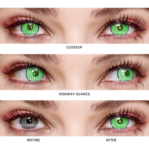 Princess Pinky Moe Anime Green Mesh