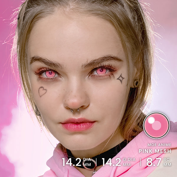Princess Pinky Moe Anime Pink Mesh