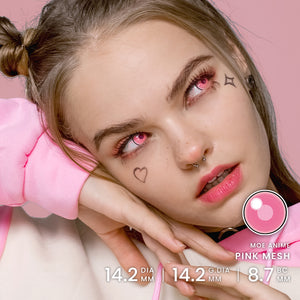 Princess Pinky Moe Anime Pink Mesh