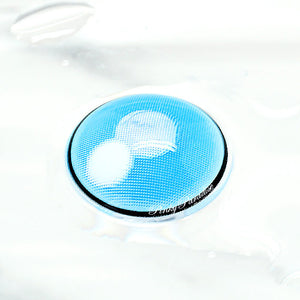 Princess Pinky Moe 动漫蓝色网状隐形眼镜