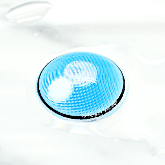 Princess Pinky Moe 动漫蓝色网状隐形眼镜