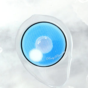 Princess Pinky Moe 动漫蓝色网状隐形眼镜