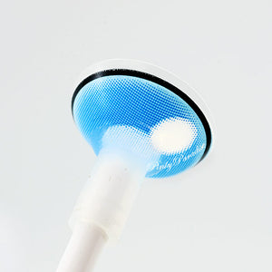 Princess Pinky Moe 动漫蓝色网状隐形眼镜