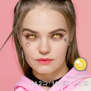 Princess Pinky Moe Anime Yellow Mesh