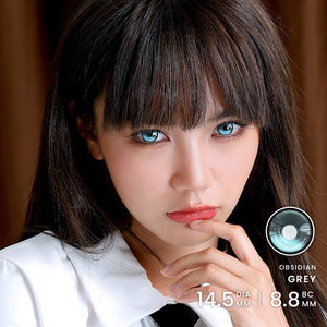 Princess Pinky Obsidian Grey — серые линзы