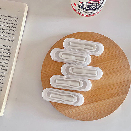 white soft contact lens tweezers