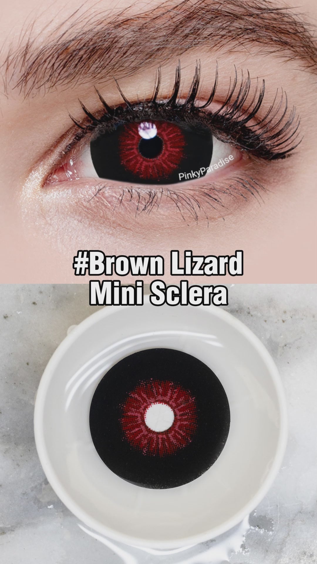 Princess Pinky Ghoul Kakugan Mini Sclera | PinkyParadise