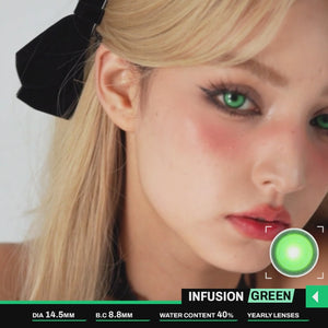 best green contacts