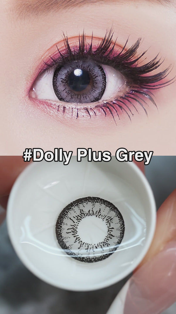 Shop Now Dolly Plus Grey Colored Contact Lenses in www.pinkyparadise.com
