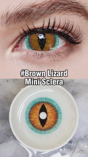 Mini Sclera Brązowy Jaszczur Księżniczki Różowej