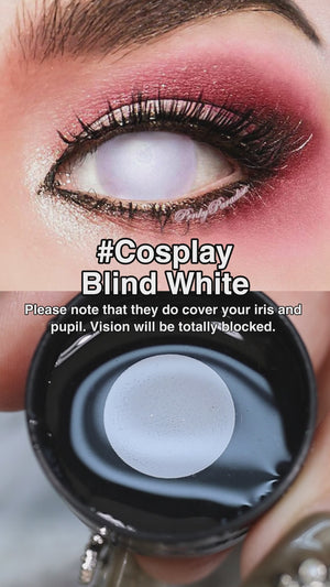 Princess Pinky White Blind Mini Sclera