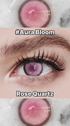 Princess Pinky Aura Bloom Rose Quartz