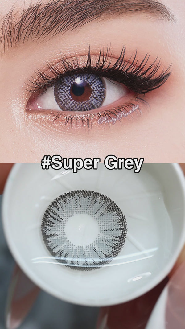 Shop Now Super Grey Colored Contact Lenses in www.pinkyparadise.com