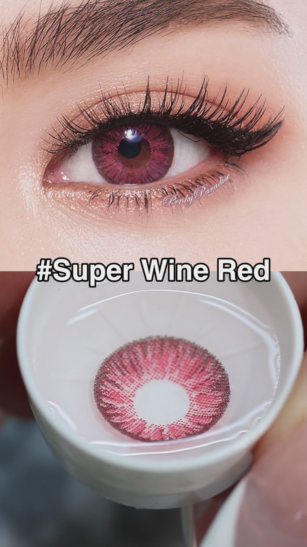 Super Wine Redコンタクトレンズ