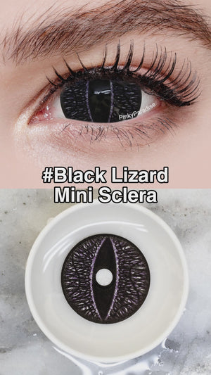 Mini Sclera Czarny Jaszczur Księżniczki Różowej