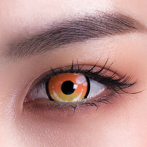 Princess Pinky Obsidian Yellow Contact Lenses for Cosplay, Halloween & Costume