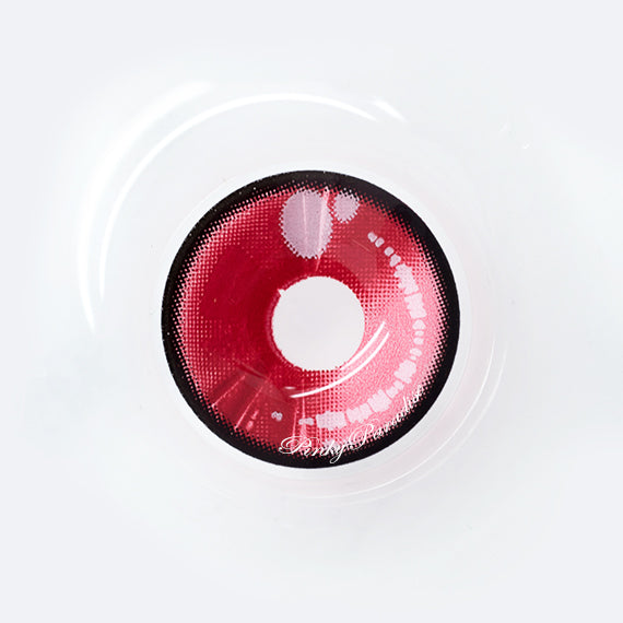 Princess Pinky Obsidian Red Contact Lenses for Cosplay, Halloween & Costume