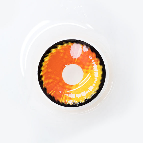 Princess Pinky Obsidian Yellow Contact Lenses for Cosplay, Halloween & Costume