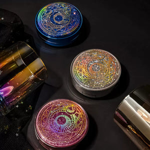 Quicksand glitter travel lens case 1