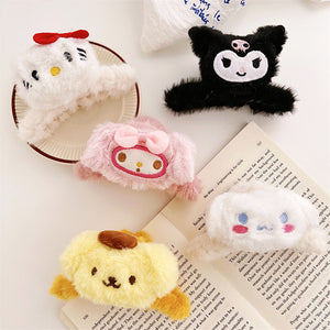 Sanrio puszysta spinka do włosów