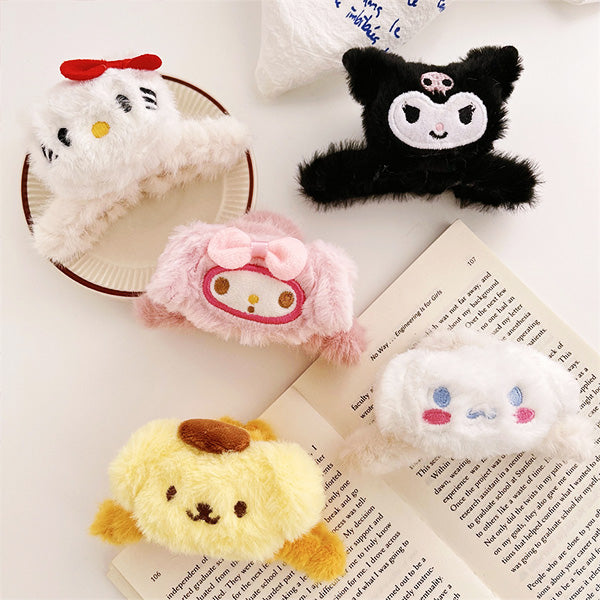 Sanrio puszysta spinka do włosów