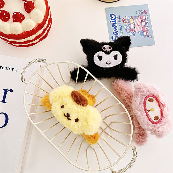 Sanrio puszysta spinka do włosów