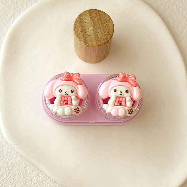 Sanrio mymelody pink mini: contact lens case 