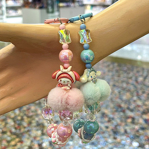 Sanrio Melody and cinnamon roll Charms and Phone Straps