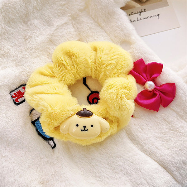 Sanrio Plush Scrunchie - Pompompurin