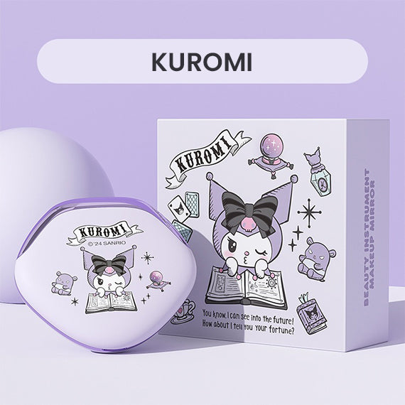 cute sanrio character design of ultrasonic contact lens cleaner in kuromi
