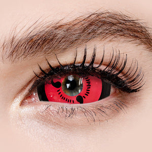 Princess Pinky Sharingan Eyes Sclera Contact Lenses for Cosplay, Halloween & Costume