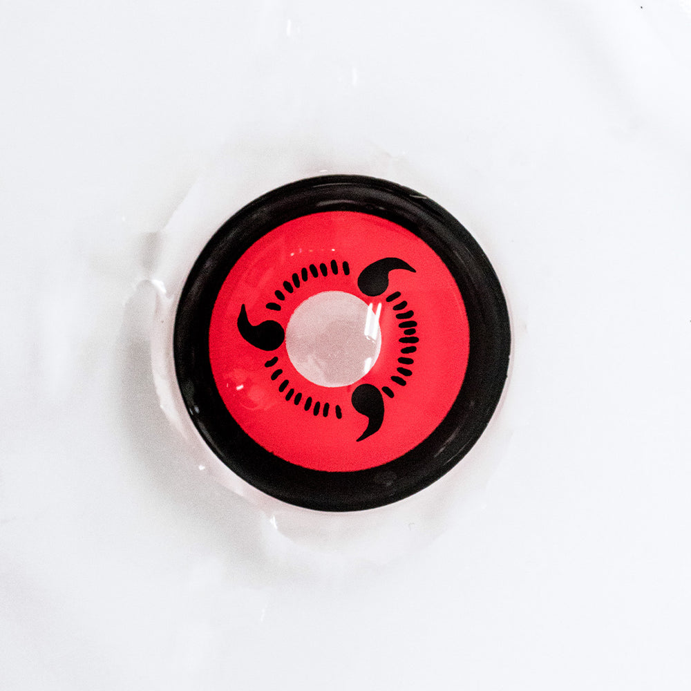 Princess Pinky Sharingan Eyes Sclera Contact Lenses for Cosplay, Halloween & Costume