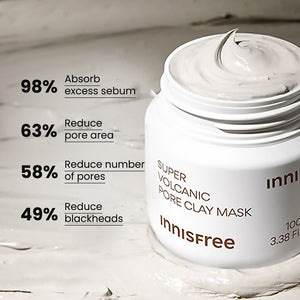 Innisfree Super Vulkanische Poren-Tonmaske 2X