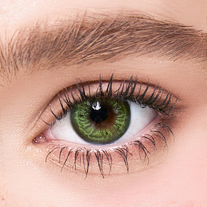 Uris Teapresso Café Matcha Colored Contacts - Natural Green Dolly Eyes