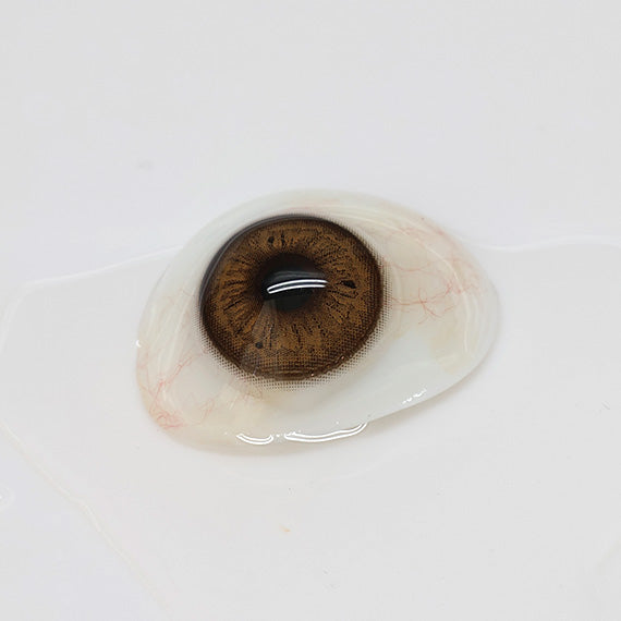 Uris Teapresso Oolong Milk - Natural Brown Doll-Eye Contacts