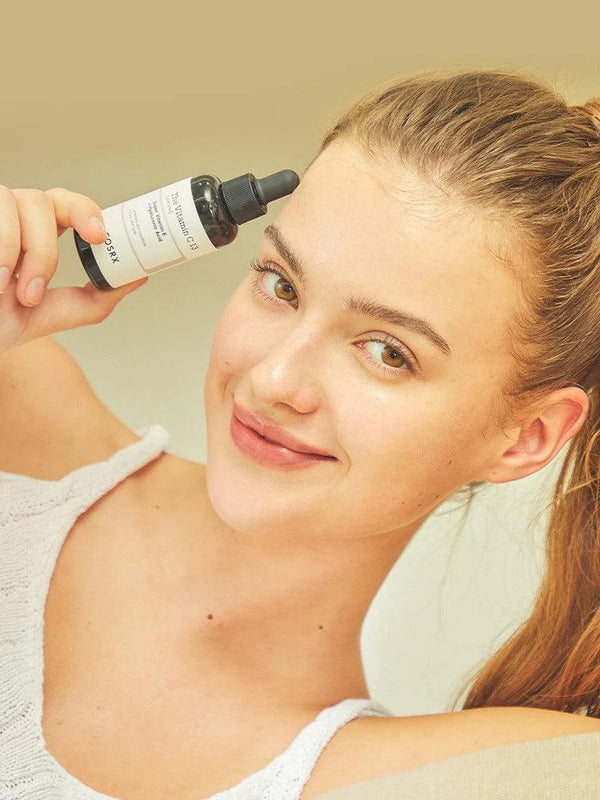 Gentle vitamin C serum for sensitive skin