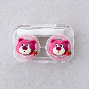 Strawberry Bear Travel Lens Case in alert bear design