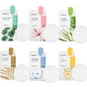 MEDIHEAL Essential Face Sheet Mask in 6 different benefits