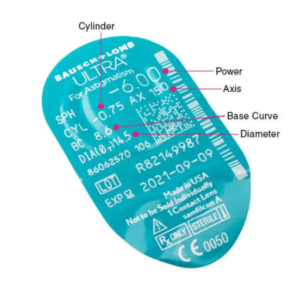 Bausch + Lomb ULTRA for Astigmatism - 6 Pcs (Toric)